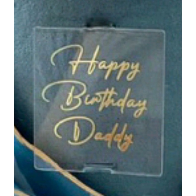 nama ucapan ultah acrylic