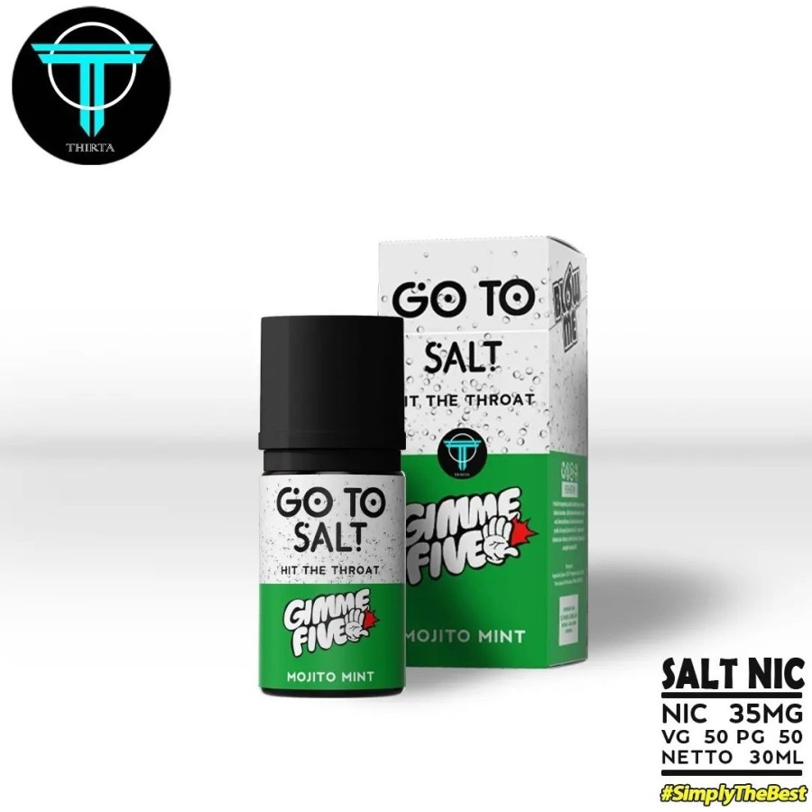 Go To Gimme Five Mojito Mint Salt Nic 30ML by Thirta Labora - Liquid SALE