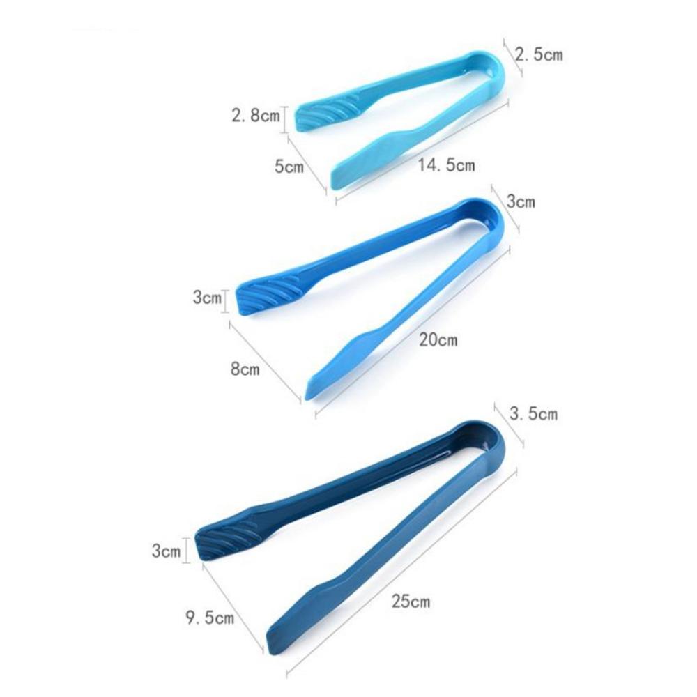 Solighter 3Pcs Penjepit Roti Dapur Anti Slip Anti Lengket Cooking Clip