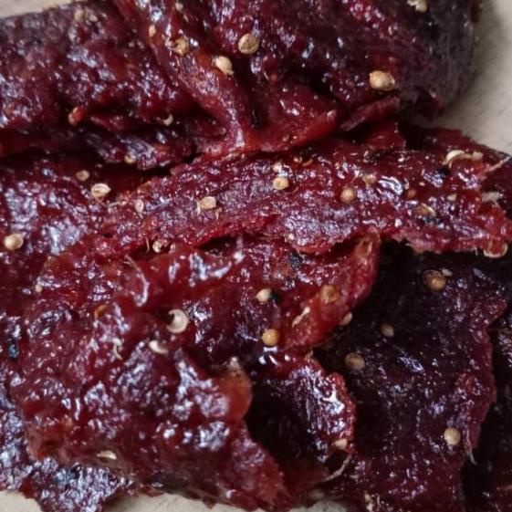 

◘ Dendeng sapi manis 400 gr / dendeng sapi empuk dan halal ♘