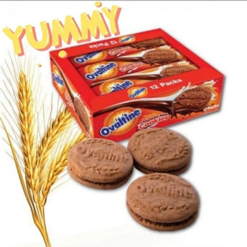 Safirablooms Biskuit Ovaltine Cookies Ovaltin Biscuit Isi 12 Sachet