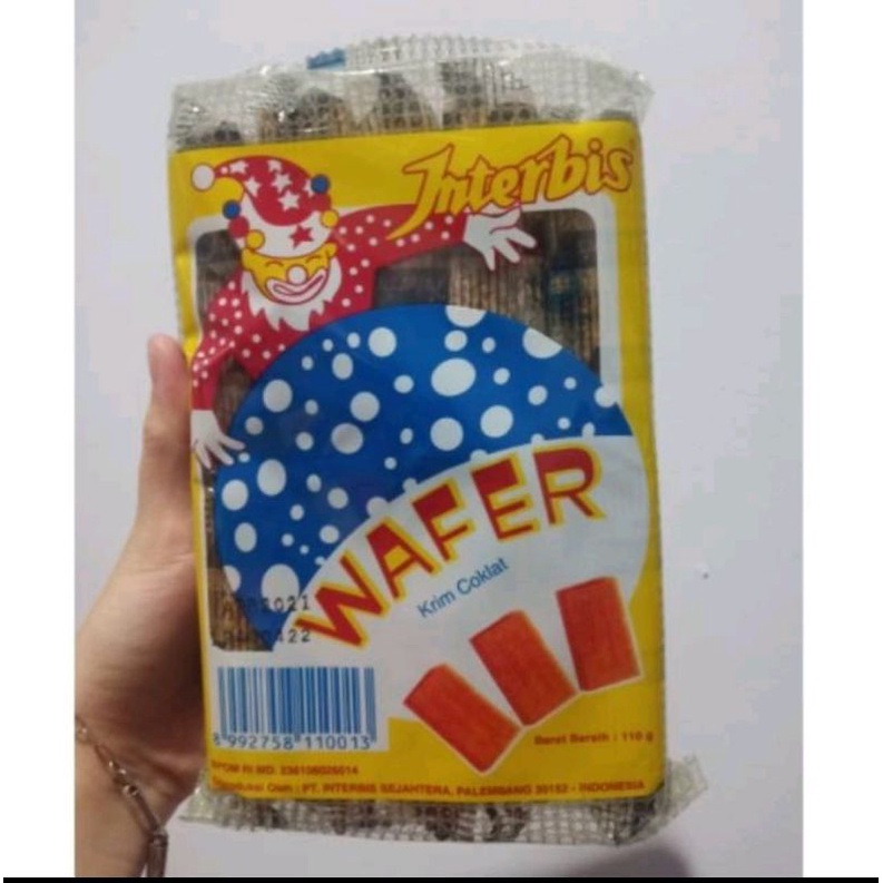 

INTERBIS WAFER CHOCOLATE BISCUIT 110G