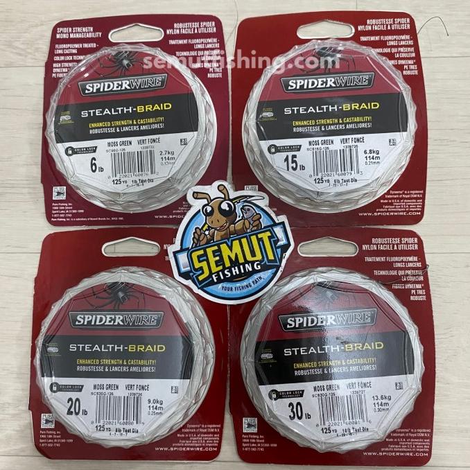 Pe Spiderwire Stealth-Braid Moss Green 125Yd
