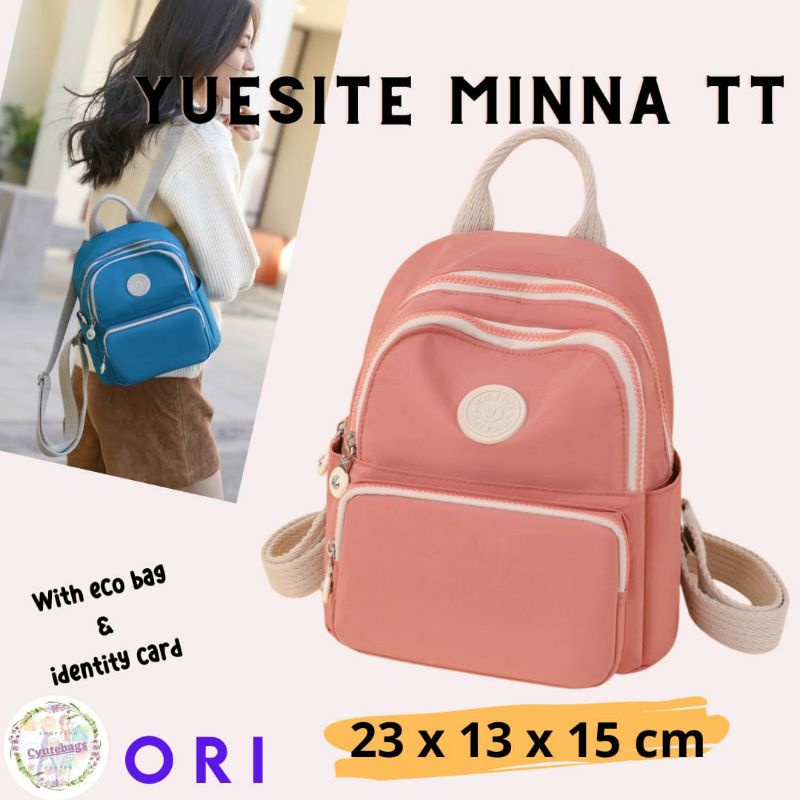 YUESITE MINNA ORIGINAL SMALL BACKPACK TAS RANSEL WANITA LUCU KEKINIAN CYUTEBAGS