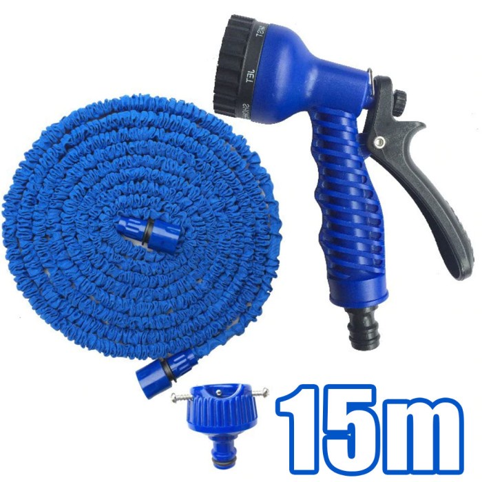 Selang Semprotan Selang Fleksibel Elastis Magic Hose 15M - Selang Taman,Mobil