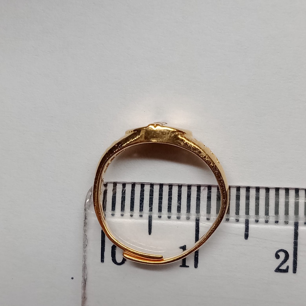 Cincin anak emas 17k - 1.3 gr kadar 750 - 4177