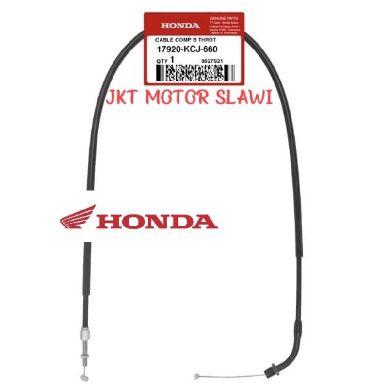 17920 kcj 660 kabel gas bawah tiger revolution asli honda