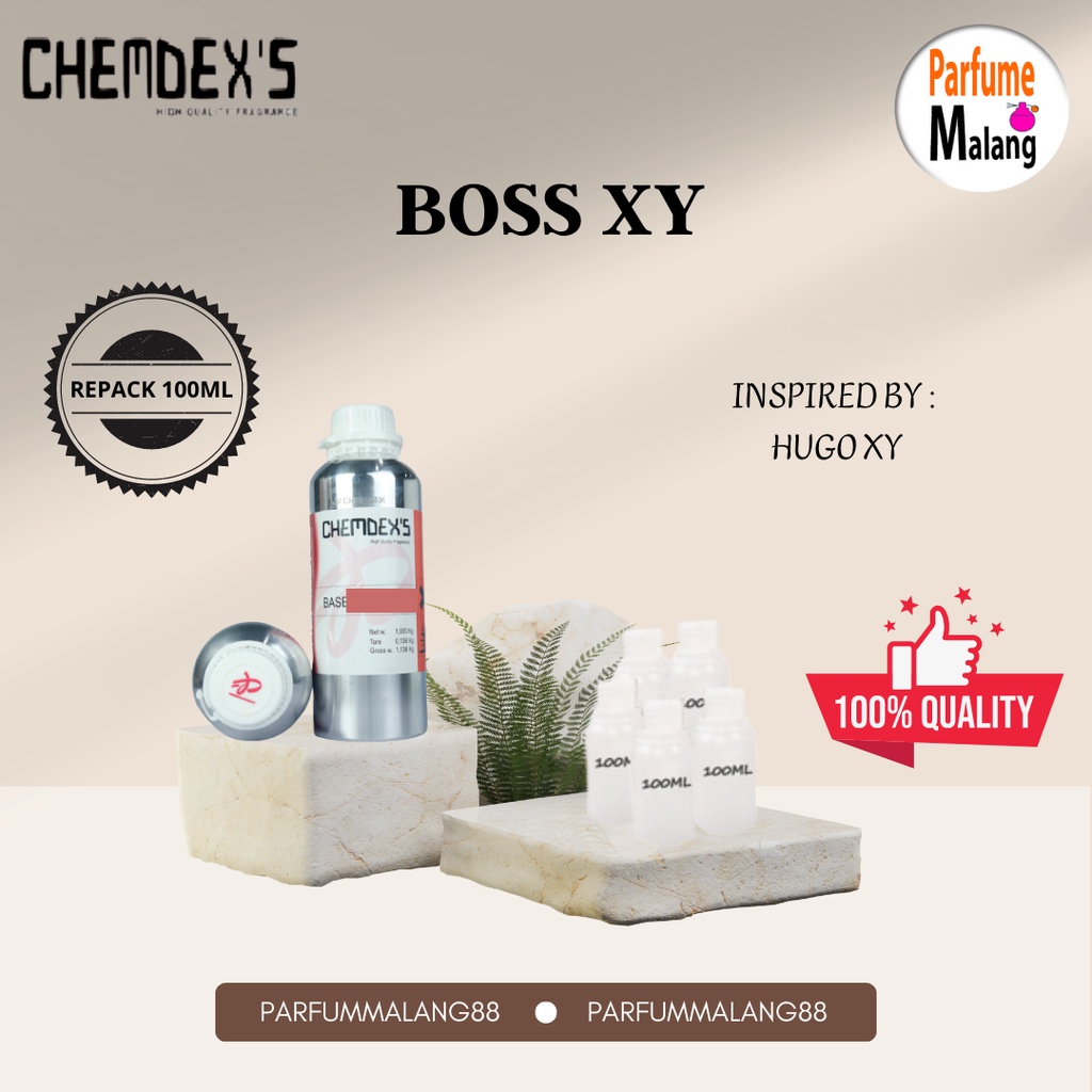 BIBIT PARFUM MURNI CHEMDEX'S | BOSS XY | HUGO BOSS | KEMASAN REPACK 100ML | BEST SELLER