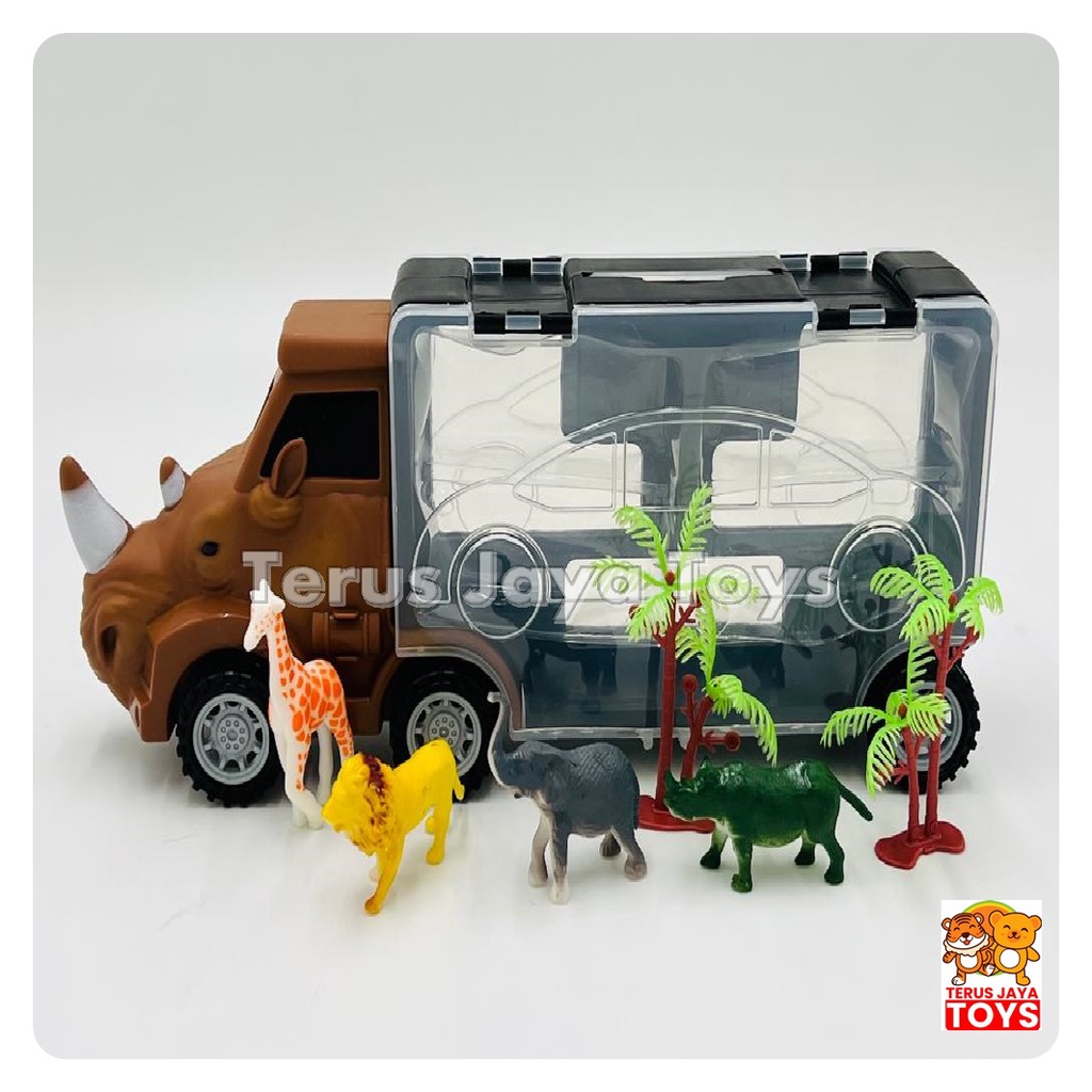 Mainan Mobil Truk hewan - Mainan Truk Binatang - Truk Animal