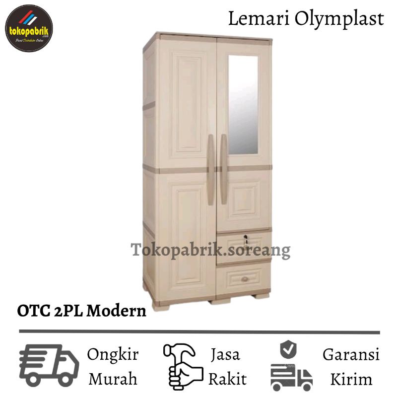 Lemari Olymplast 2 Pintu Lemari Minimalis - OTC 2PL