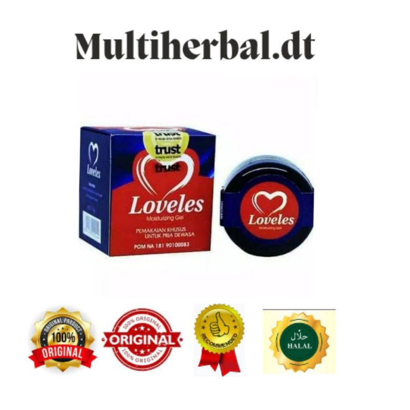 ( Bisa Cod ) Loveles - Loveless Mousturizing Gel Harga Perbox