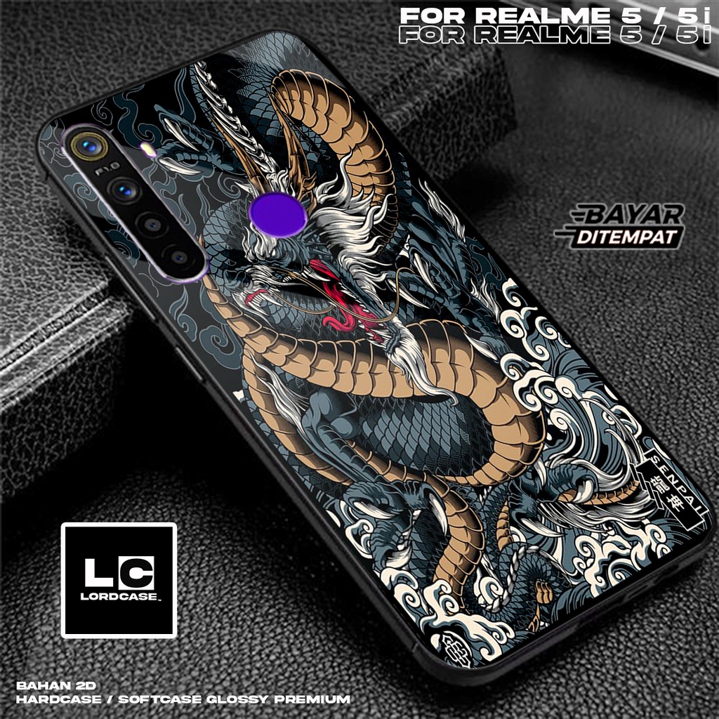 Case REALME 5 / REALME 5i - Casing Hp Terbaru 2023 Case lord case14 [ case NAGA ] Silikon Hp Mewah -