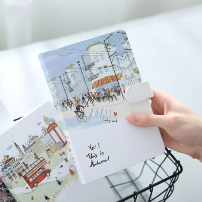 

Terlaris Buku Diary Paris Vintage Premium Notebook Diary Book