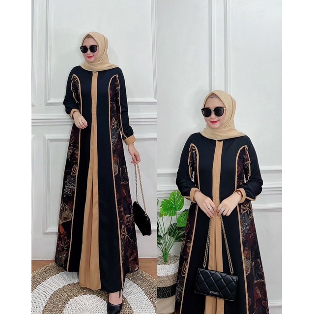 Adisha terbaru / gamis abaya / abaya dress / not Rianti / not zulfa / not nazwa / hikmat kw / not za