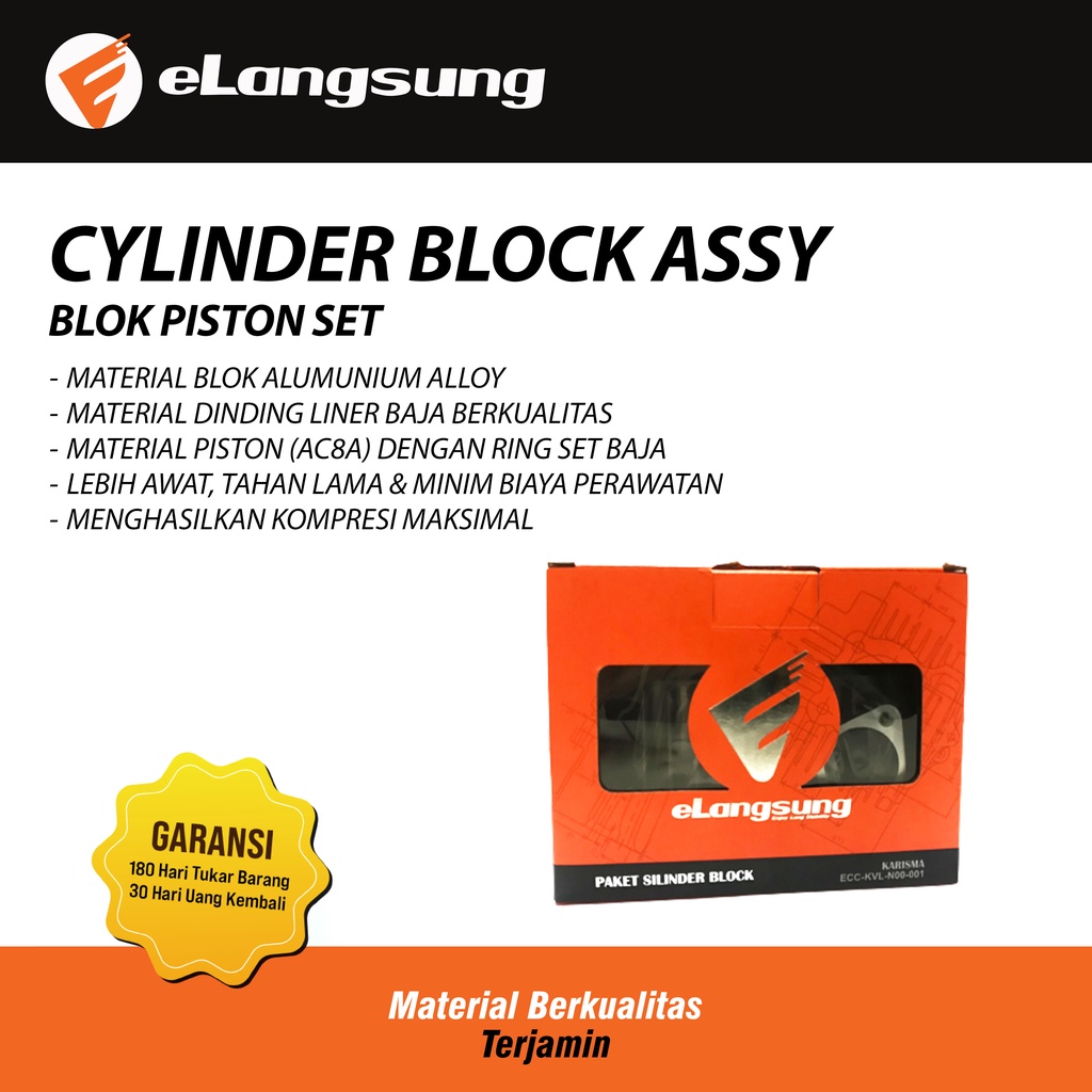 Blok Piston Set Blade, Revo Absolute KWB Bergaransi 180 Hari - eLangsung