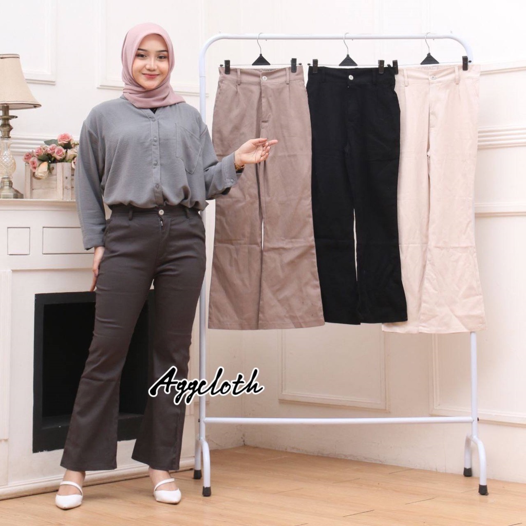 CUTBRAY BASIC PANTS PREMIUM KATUN TWILL CELANA WANITA