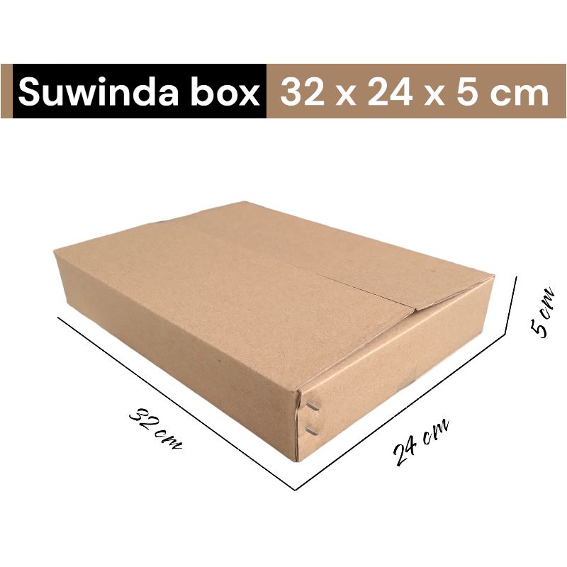 

kardus/karton ukuran 32x24x5 cm box packing dll ST