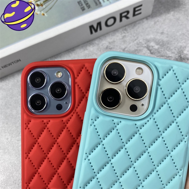 IPHONE [23Baru] Casing Ponsel Logo Fashion Untuk Iphone14 13 12 11 Pro XS MAX XR Luxury 14Plus Silicone Case