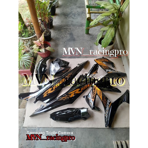 Cover fullset body halus SUZUKI SATRIA F 150 FU FL FACELIFT RAIDER R150 GOLD Kualitas terjamin bahan