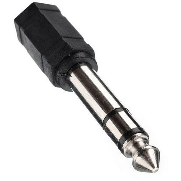 CONNECTOR JACK AUDIO 6.5 MALE TO 3.5 FEMALE