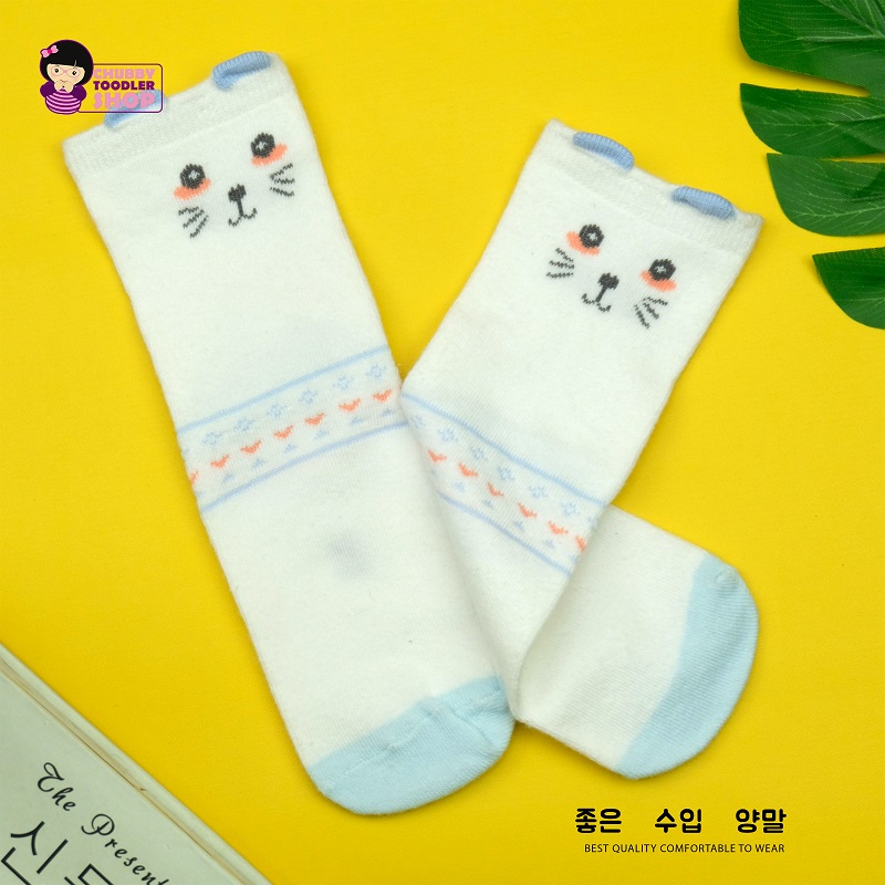 Minipetite SC2137 Kaus kaos kaki bayi anak balita lentur lembut bahan katun