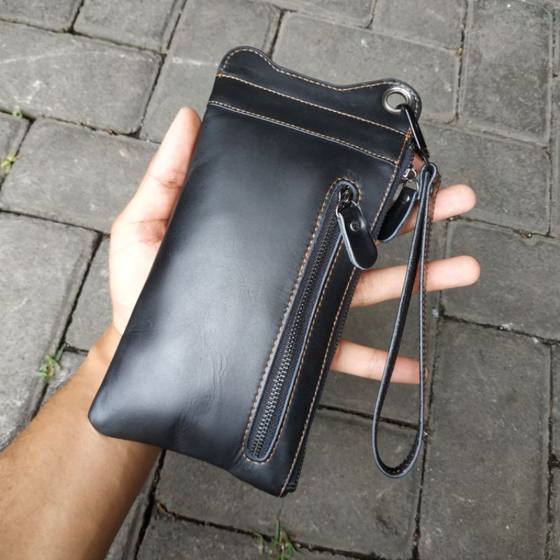 Dompet Kartu dan Uang dan Hp Kulit Asli