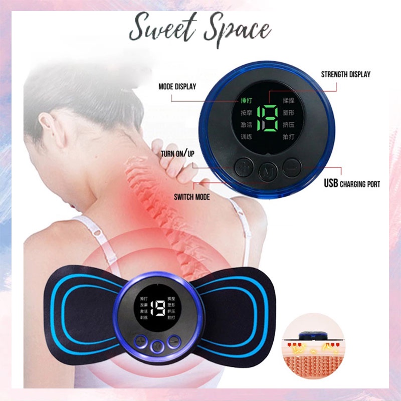 ALAT PIJAT PUNGGUNG MESSAGE PORTABLE ELEKTRIK [SWEETSPACE]