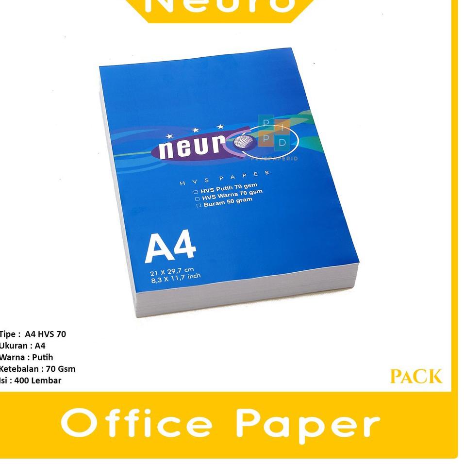 

Serbu Grosir NEURO - Kertas HVS Fotokopi A4 70gsm - pack