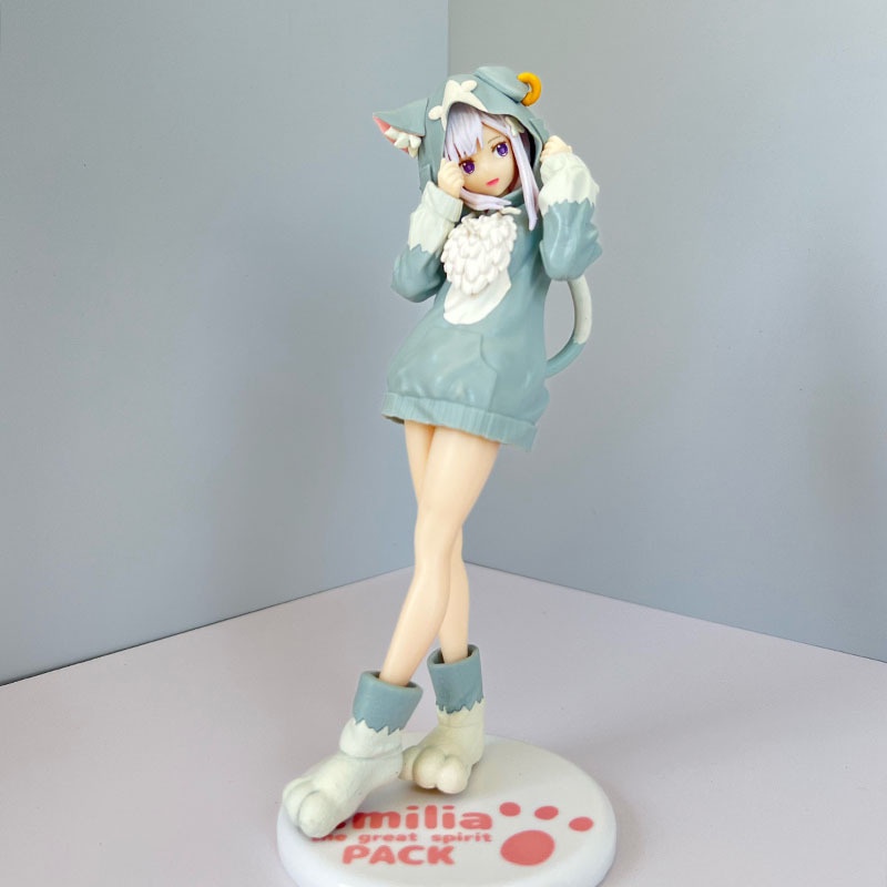 Re Zero Figure Rem Ram Action Figure Rem Anime Figurine Ram Figure Mainan Model Koleksi