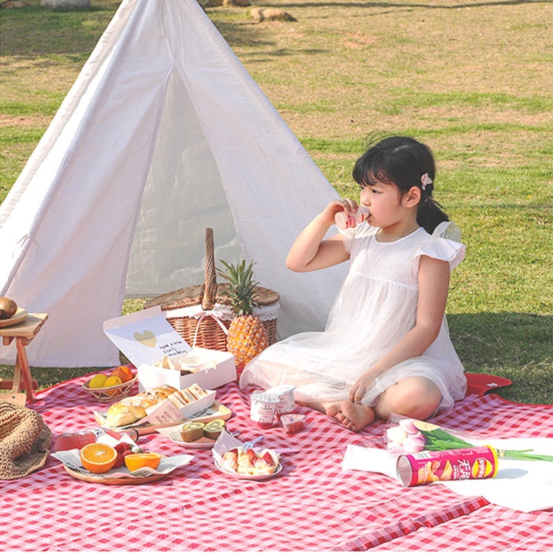 TIKAR KAIN PIKNIK MOTIF KOTAK KOTAK/TAPLAK MEJA/TIKAR KAIN ESTETIK/DEKORASI FOTO STUDIO
