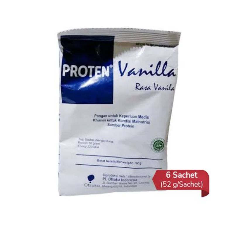 SUSU PROTEN VANILA &amp; COKLAT PER SACHET