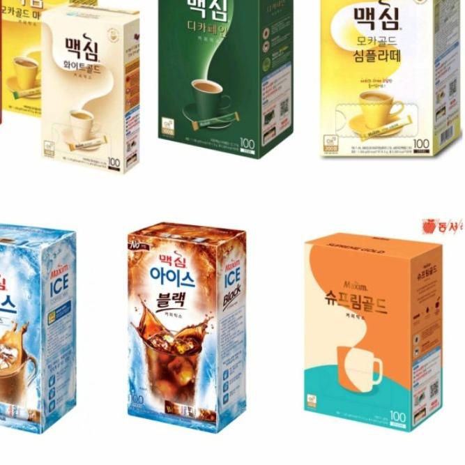 

❃ MAXIM MOCHA GOLD/ORIGINAL/WHITE GOLD/SUPREME GOLD/DECAFEIN/SIMPLY LATTE/COFFEE KOREA 20T ❄