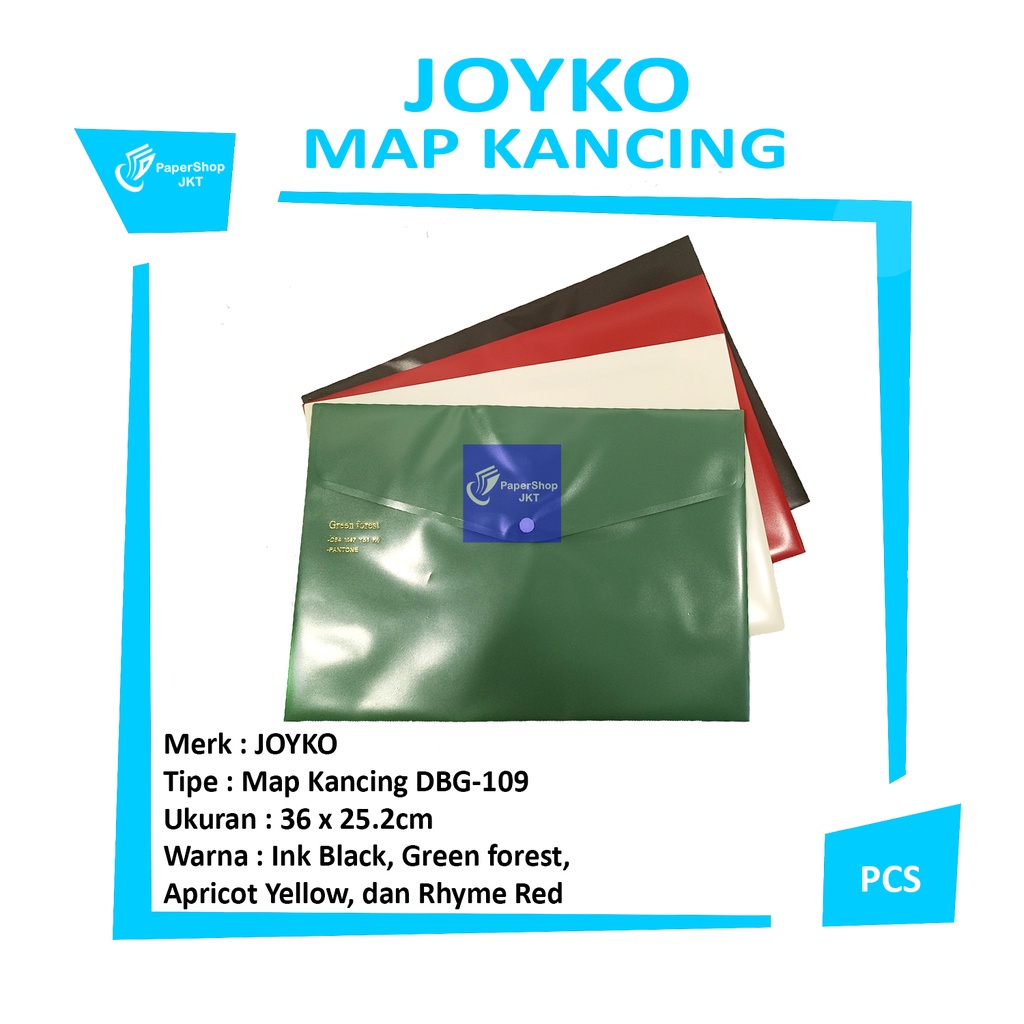 

JOYKO - Map Kancing DBG-109 F4 Berwarna - Pcs