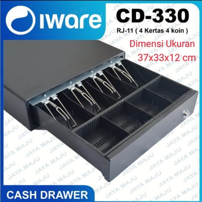 

[[JNT COD]] Cash Drawer Iware CD 330 Laci Kasir