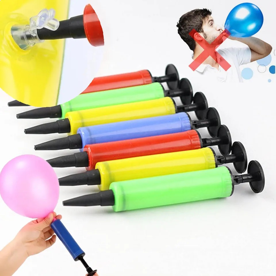 Pompa Tangan Plastik Mini Untuk Balon Portable Perlengkapan Dekorasi