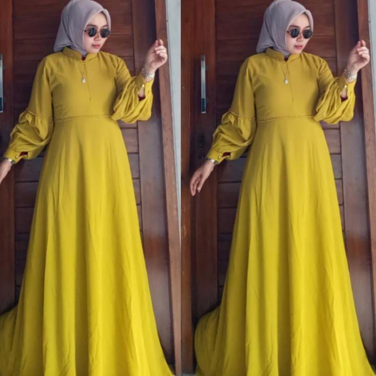 Recomended Nabila dress/BAKARA dress/gamis pesta/gamis seruty/gamis mewah/gamis terbaru/Nabila dress