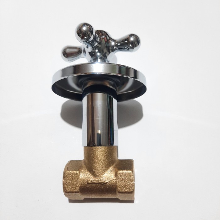 kran shower tanam/stop kran kuningan/stop kran tanam