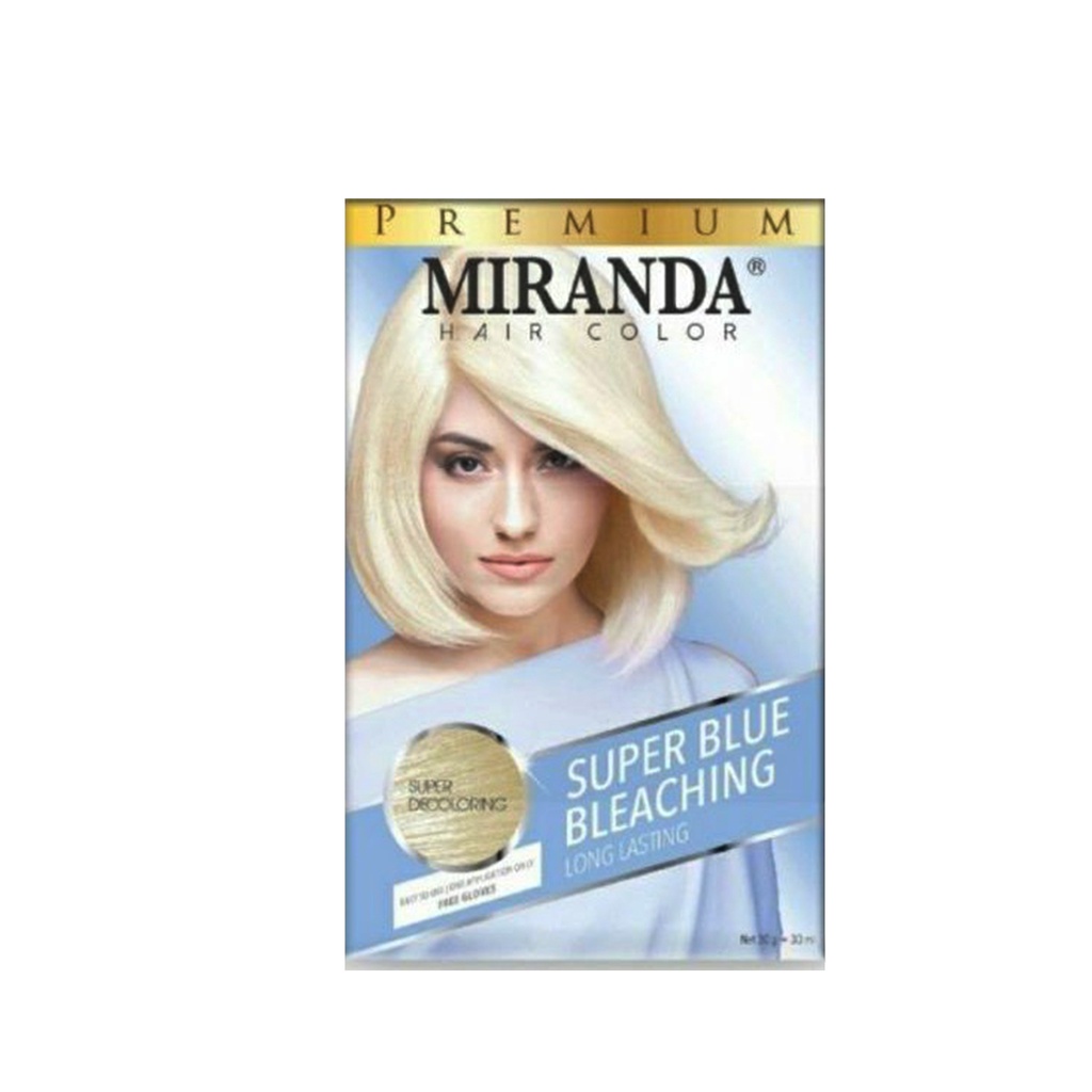 MIRANDA HAIR COLOR 30+30 SUPER BLUE BLEACHING