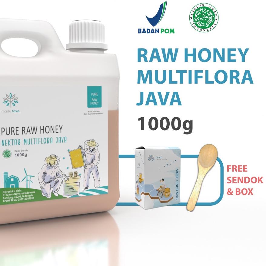 

✤ Asli Murni 1kg Tava Grade A Nektar Multiflora Java 100% Alami Pure Natural Raw Honey ♚