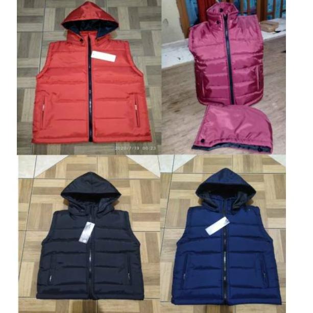 VIRAL Jaket rompi parasut anak hooddie polos