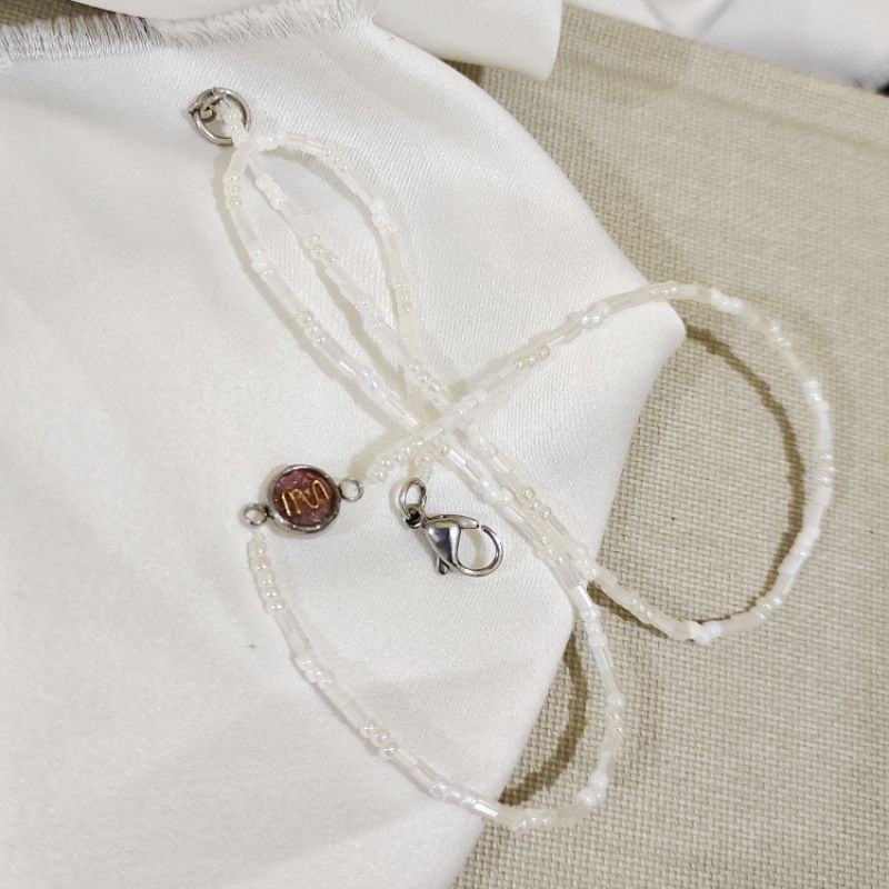 Kalung Inisial Aksara Jawa | kalung Choker silver