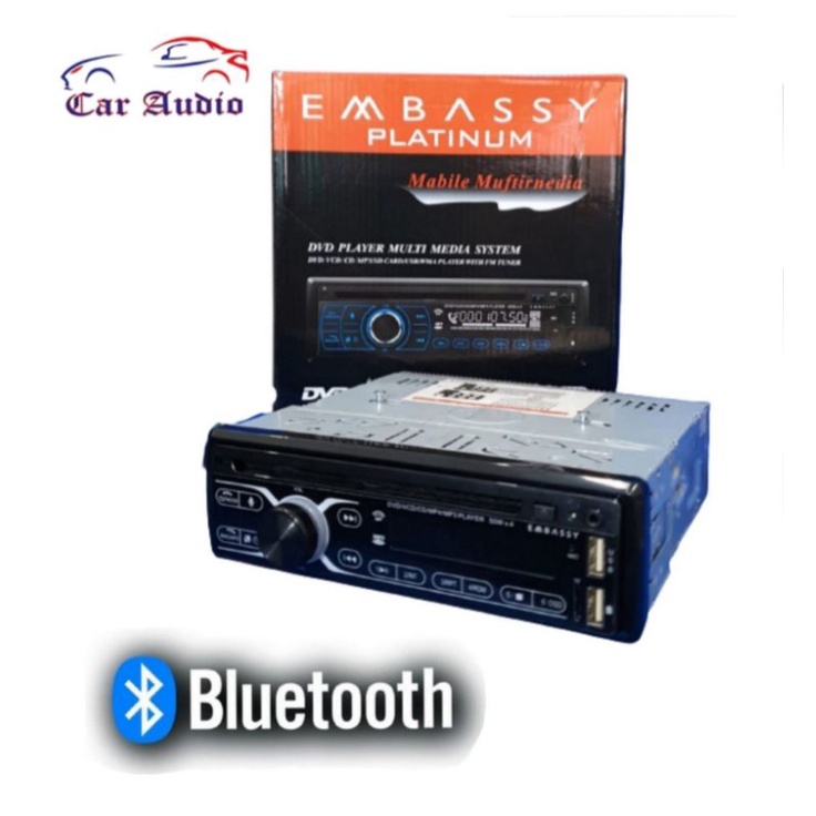 DVD BLUETOOTH Single din dvd Bluetooth EMBASSY Dvd Mobil USB Bluetooth