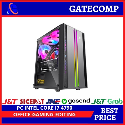 PC Gaming Intel Core i7 4790 ( GTX 1050Ti 4GB )  Desain Video Editing &amp; Game