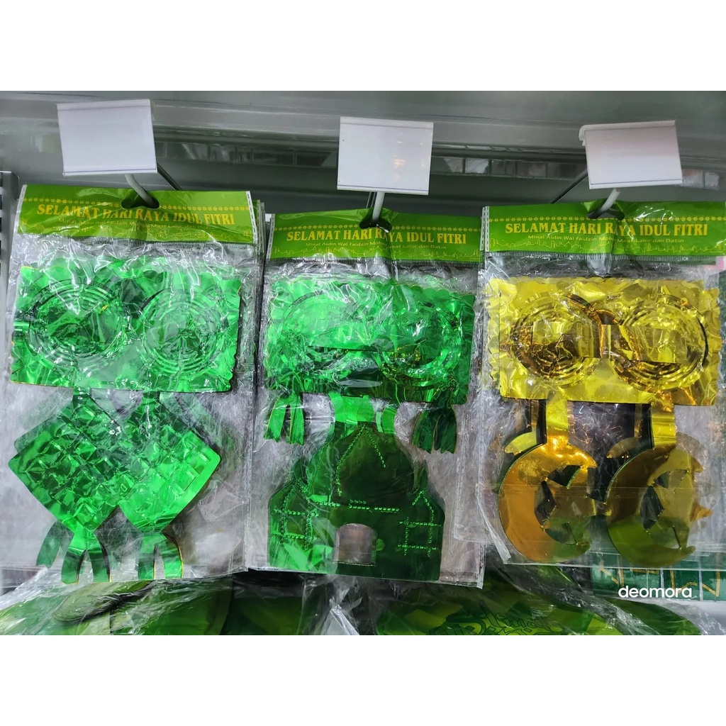 Hiasan gantung lebaran / garland idul fitri / hiasan idul fitri /slinger idul fitri