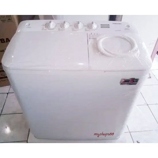 Mesin Cuci 2 Tabung Toshiba VH-H95MN 9 KG Low Watt Cuci dan Kering Garansi 7Th