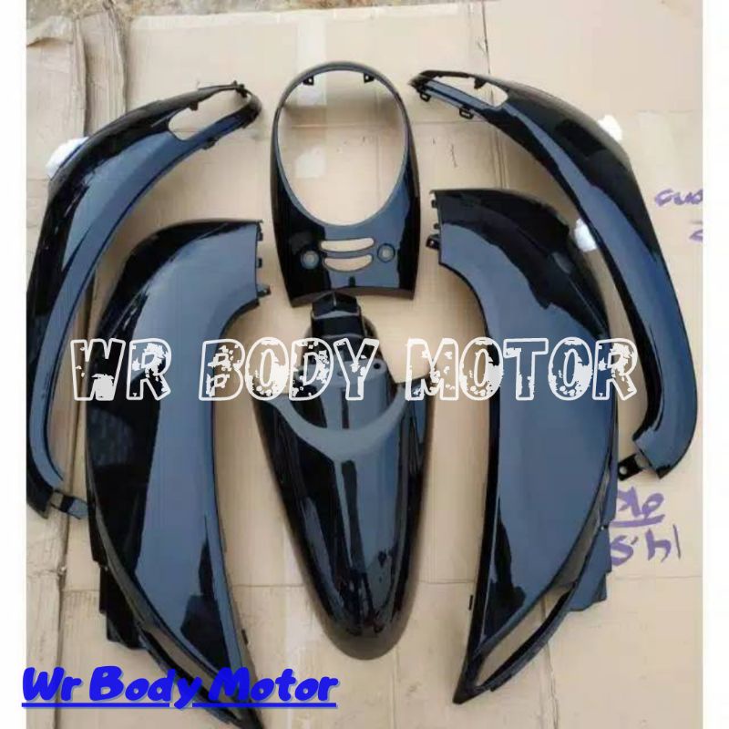 Body Halus Motor Honda Scoopy Fi 2013 2014 2015 2016 Warna Hitam Merah Cream Putih
