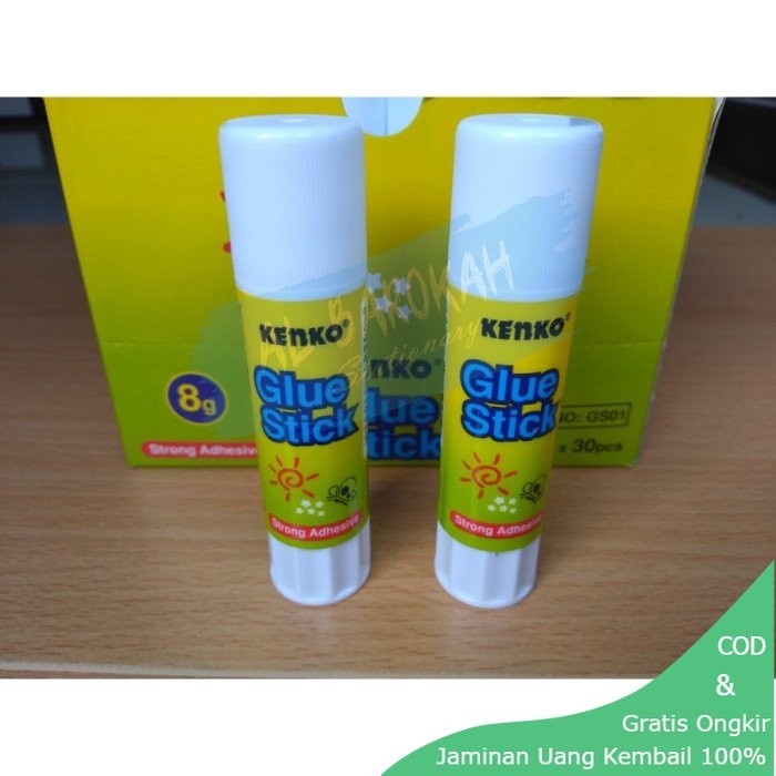 

Glue Stick Kenko 8 Gr Lem Kertas 8 Gram