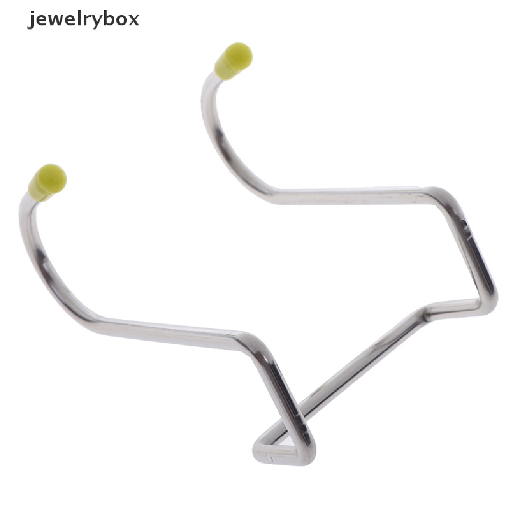 [jewelrybox] 1pc Kait Penyimpanan Bentuk S Ganda Bahan Stainless Steel Untuk Kamar Mandi Dapur Kait Dinding Butik