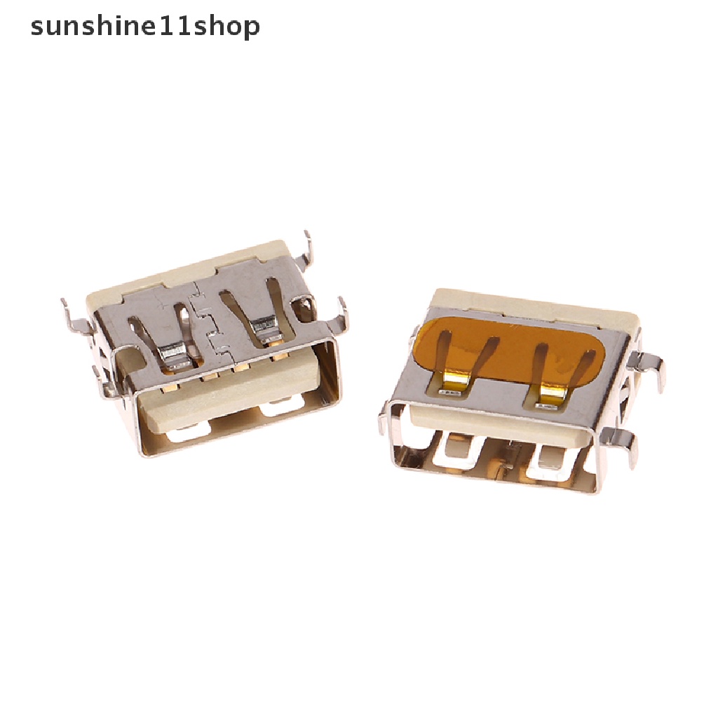 Sho 5Pcs USB 2.0 Female Power jack USB2.0 Konektor Port Pengisian Daya Untuk Ponsel Xiaomi N