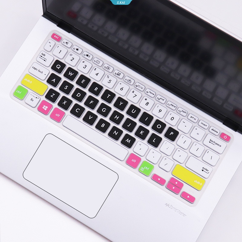 Tpu Keyboard Cover for Asus 14 &quot;Bahan Silikon Ultra Tipis Untuk Asus Adol Y406u Film Pelindung Anti Lembab [ZK]